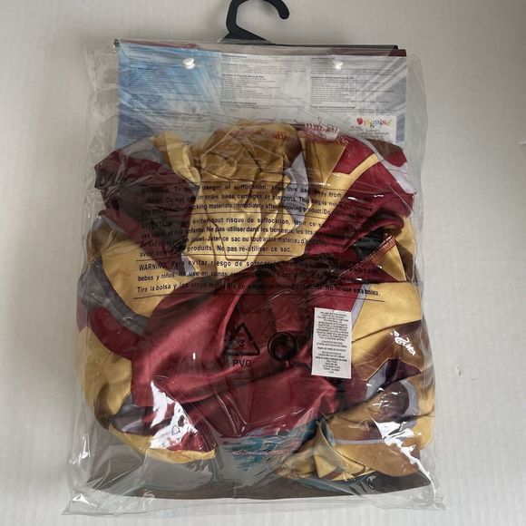 IRON MAN 3 COSTUME Boys 10-12 L Marvel Avengers Light up Halloween Costume Suit - Picture 7 of 8